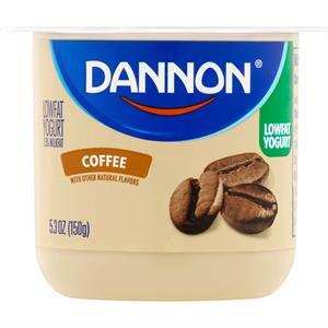 Dannon Low Fat Coffee Yogurt, 5.3 Oz