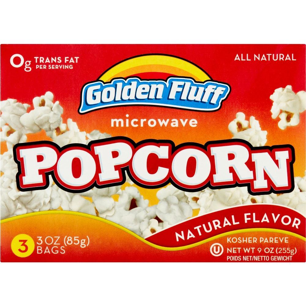Golden Fluff Popcorn Microwave, 10.5 Oz