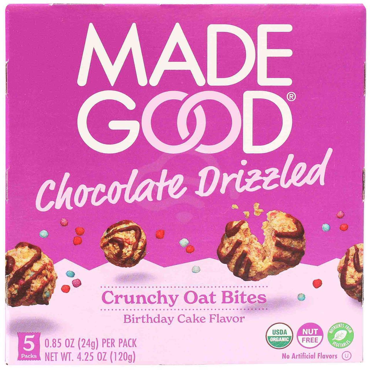 Made Good Chocolate Drizzled Birthday Cake Flavor, 4.25 Oz