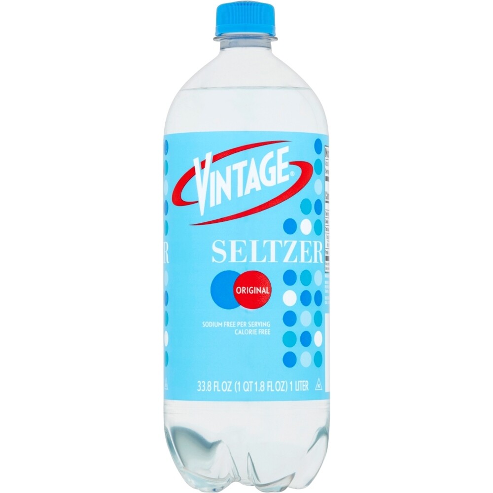 Vintage Seltzer Plain, 33.8 Oz