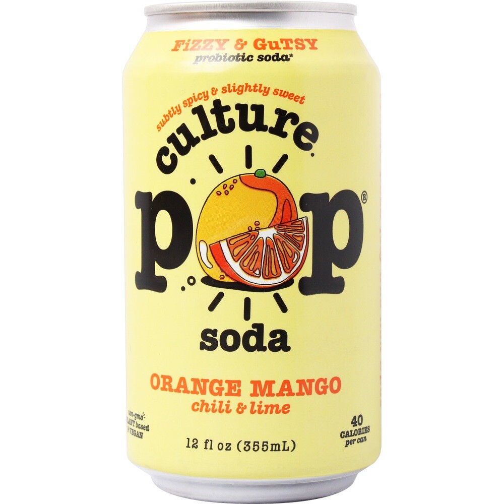 Poppi Soda Orange Mango Chili & Lime, 12 Oz