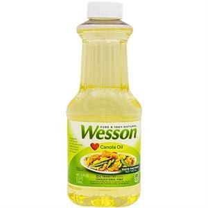 Wesson Canola Oil, 24 Oz