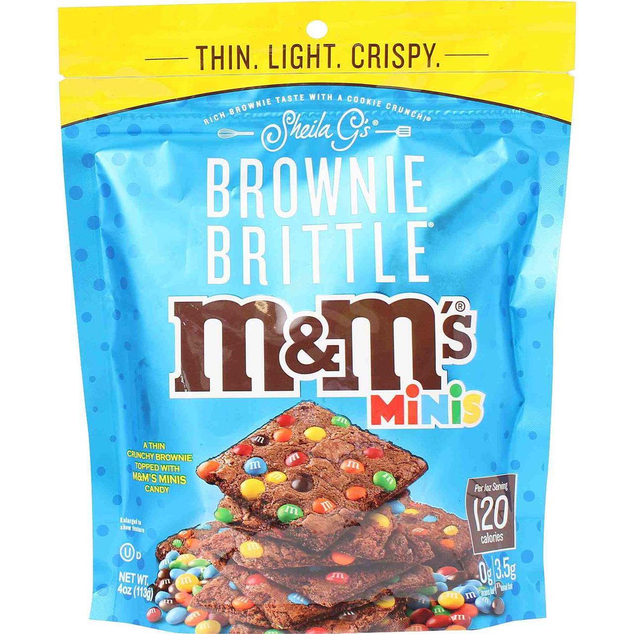 Sheila G's M&M Brownie Brittle, 4 Oz