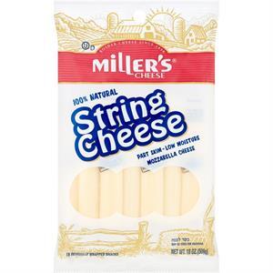 Miller's Cheese String Cheese, 18 Oz