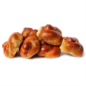 Glicks Challah Rich Egg Rolls Round, 6 Ct