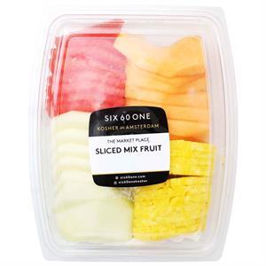 Six 60 One The Market Plac Sliced Mix Fruit