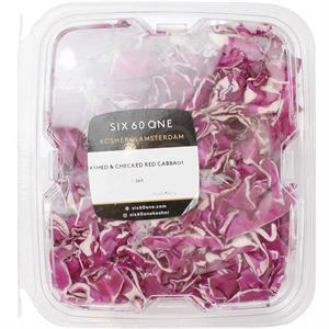 Six 60 One Washed & Checked Red Cabbage