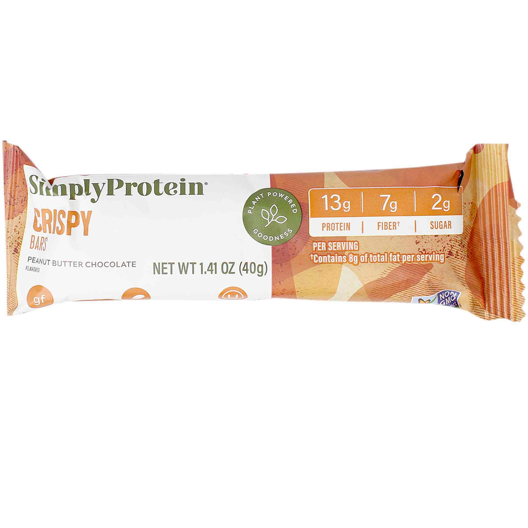 Simply Protein Peanut Butter Chocolate Protein Bar, 1.41 Oz